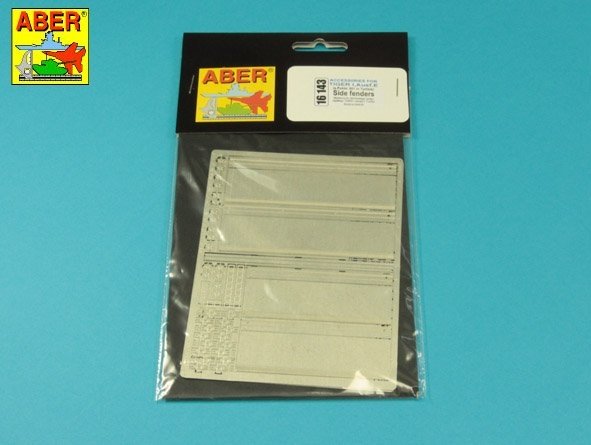 Aber 16143 Tiger I, E Tunisien avec 501e bataillon - garde-boues latéraux 1/16