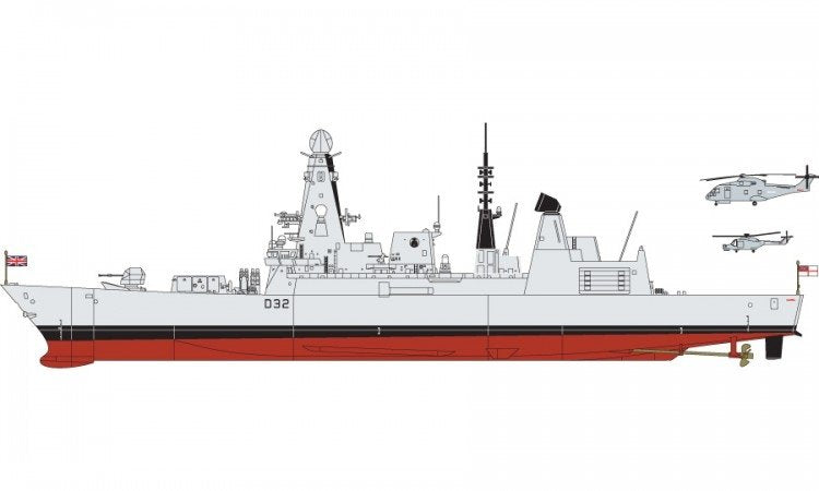 Maquette Airfix 12203 Destroyer Type 45 au 1/350 – imagen 2