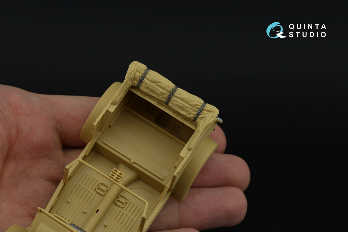 Quinta Studio QD35141 Kubelwagen Type 82 3D-Printed &amp;amp; coloured Interior on decal paper (Tamiya) 1/35 – zdjęcie 8