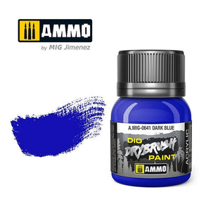 Munitions Mig 0641 DRYBRUSH Bleu foncé 40 ml