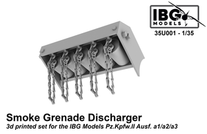 Lanceurs de grenades fumigènes IBG 35U001 pour Pz.Kpfw.II Ausf. a1/a2/a3 1/35