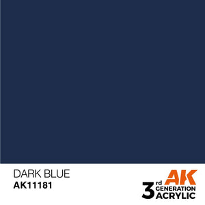 AK Interactive AK11181 BLEU FONCÉ – STANDARD 17 ml
