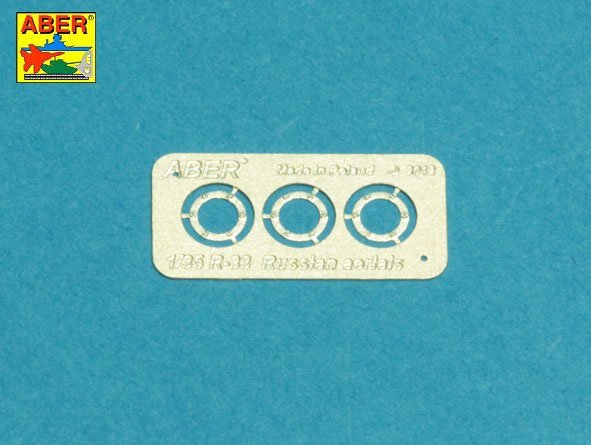 Ensemble d&amp;#39;antennes Aber R-43 R-113 pour chars russes tels que : T-54 ; T-55 et autres AVF (1/35) – image 4