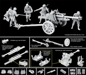 Dragon 6795 10,5 cm leFH 18/40 avec équipe de canonniers (1/35) – image 2