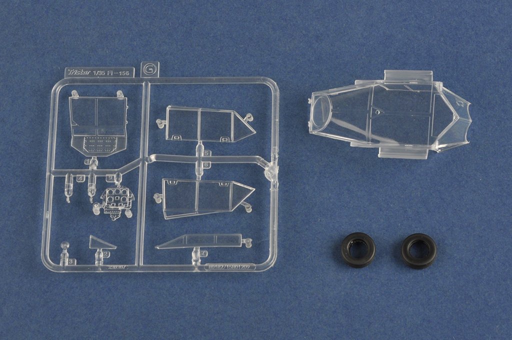 Hobby Boss 80182 Ambulance allemande Fi-156 D-1 « Cigogne blanche » 1/35 – imagen 9