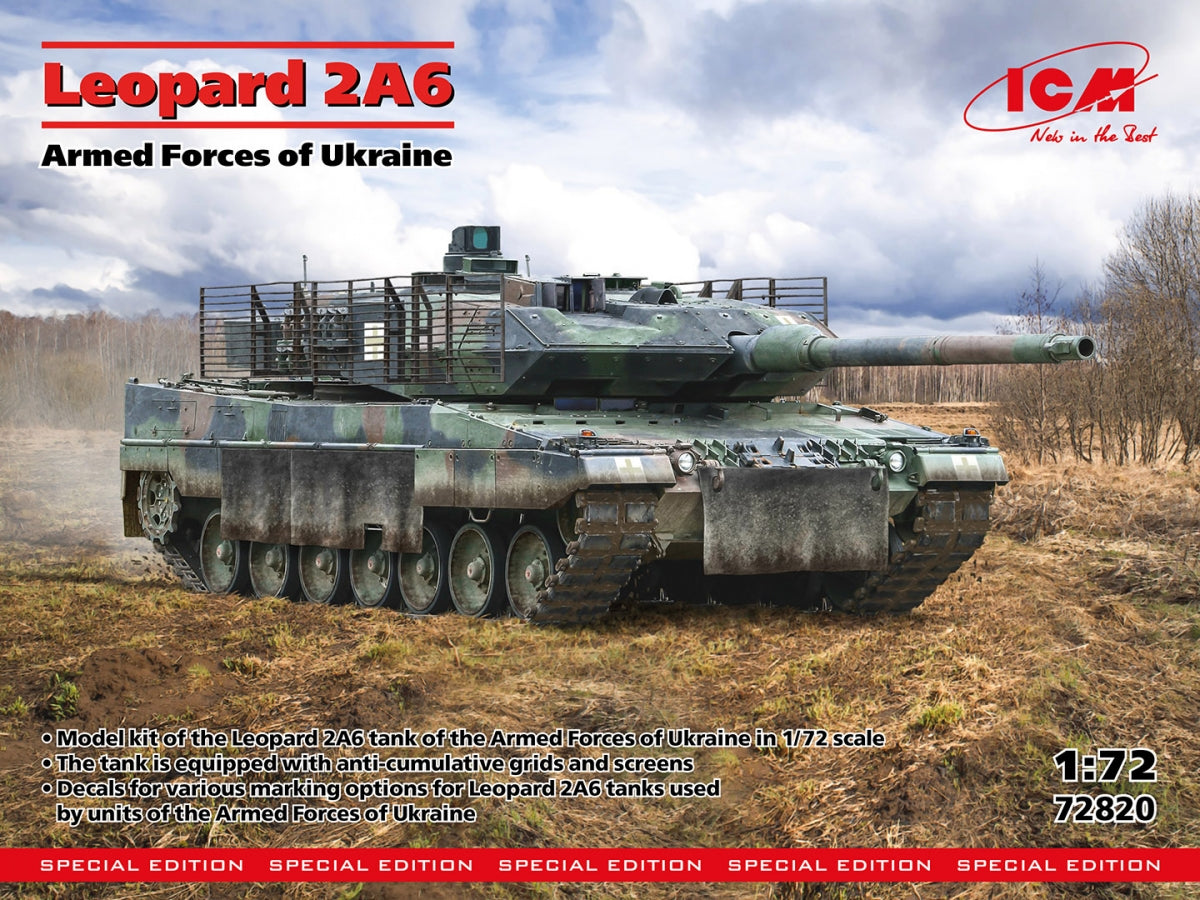 ICM 72820 Leopard 2A6 Forces armées ukrainiennes 1/72 