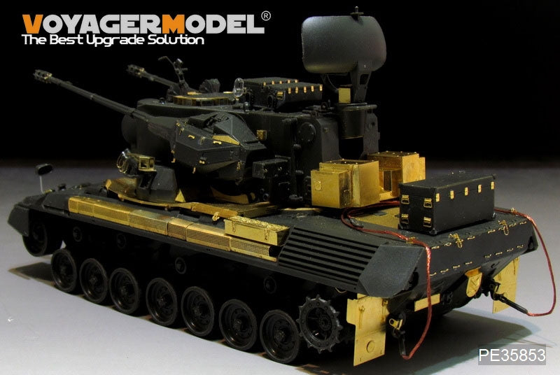Maquette Voyager PE35853 Gepard A2 SPAAG allemand moderne de base pour MENG TS-030 1/35 – imagen 10