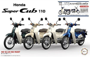 Fujimi 141961 B-NX-6 Honda Super Cub 110 (Bleu denim métallisé urbain) 1/12