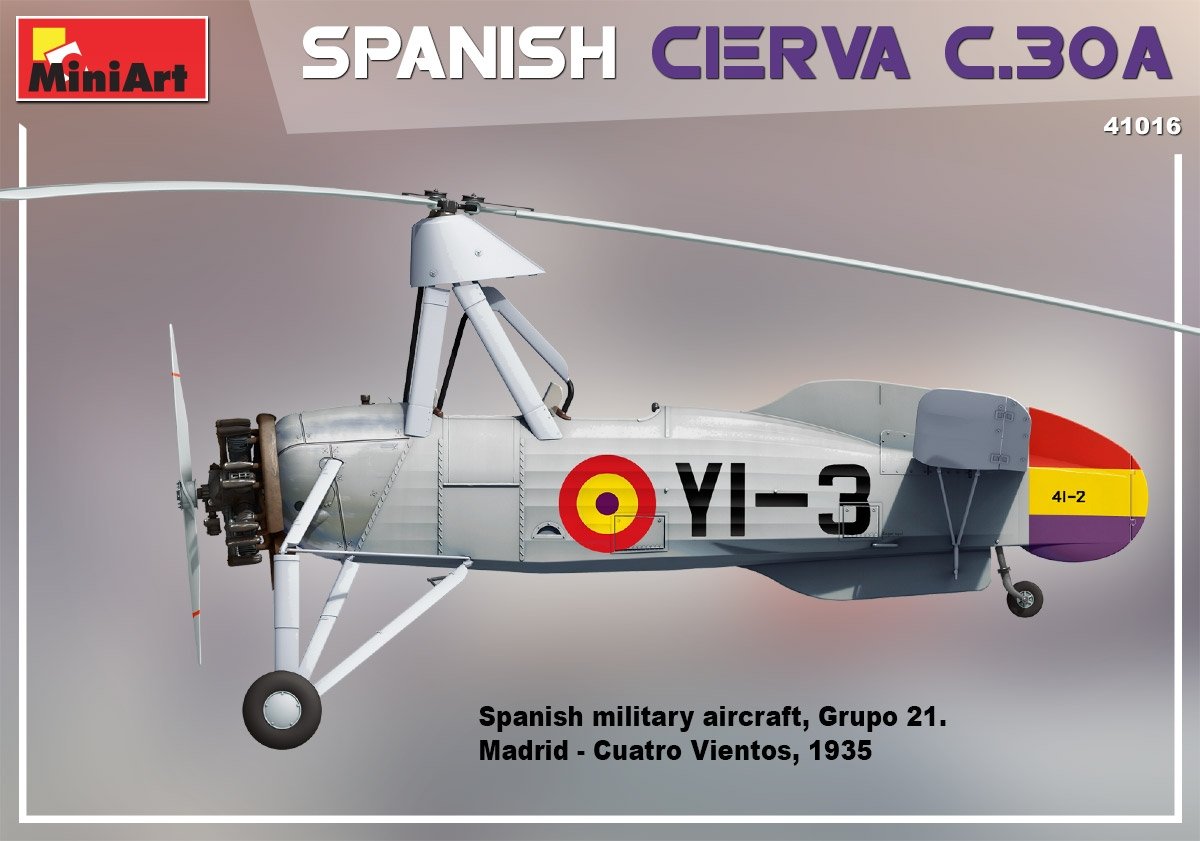 Miniart 41016 Espagnol Cierva C.30A 1/35 – Bild 4