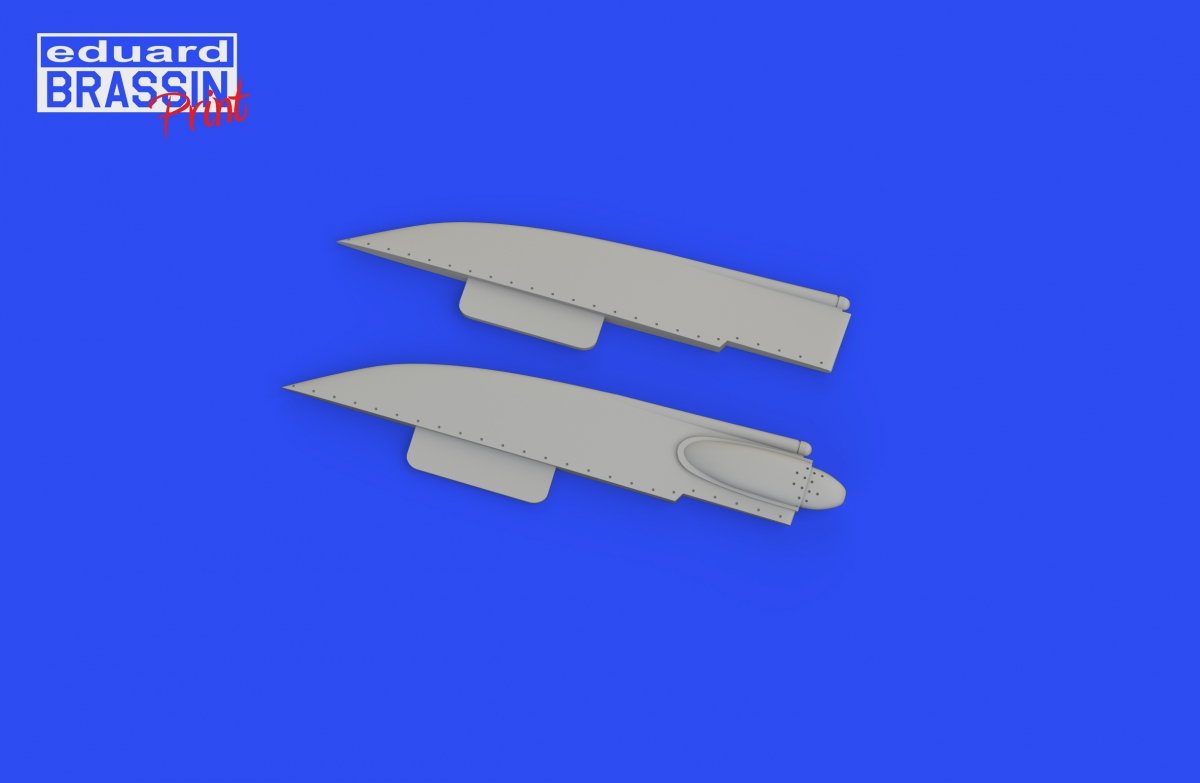 Embouts de dérive Eduard 648704 F-4B IMPRESSION TAMIYA 1/48 – immagine 3