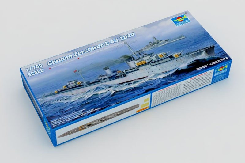 Trumpeter 05789 Zerstorer allemand Z-43 1944 1/700 