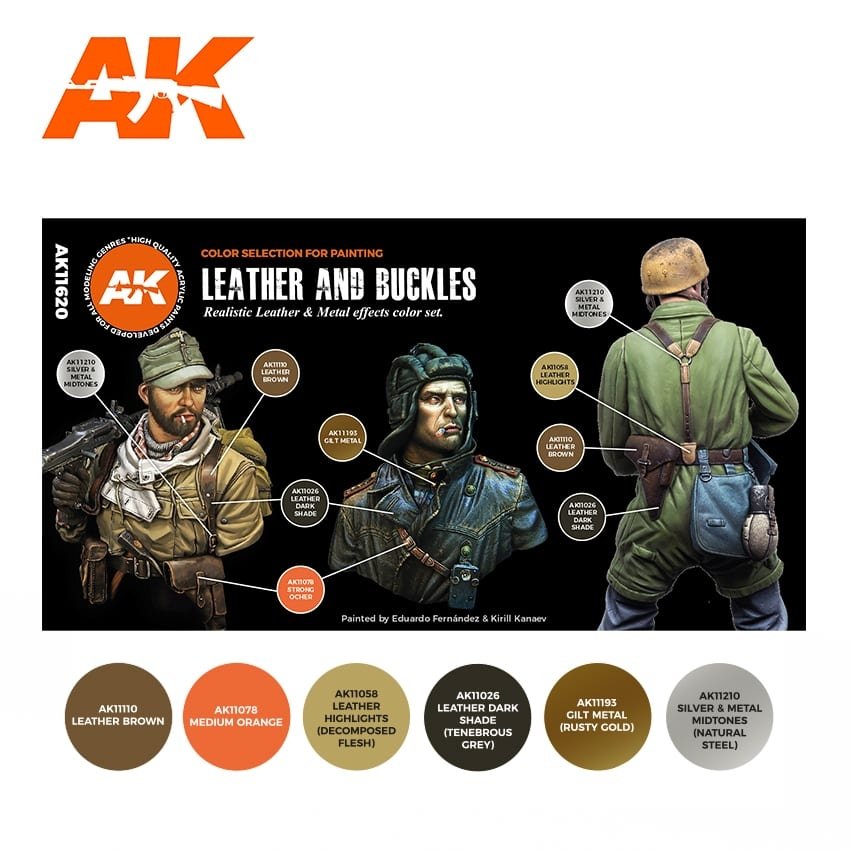 AK Interactive AK11620 CUIR ET BOUCLES – image 2