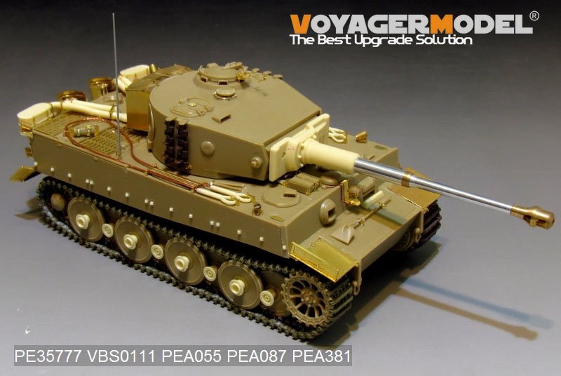 Maquette Voyager PE35777 Char Tiger I allemand de la Seconde Guerre mondiale, production intermédiaire (version initiale), de base (pour TAMIYA 35194 35202 / ACADMY 1387 13287), échelle 1/35 – image 3