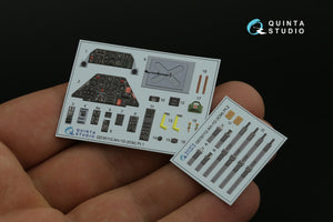 Intérieur imprimé en 3D et coloré sur papier décalcomanie (ICM) Quinta Studio QD35112 AH-1G Cobra 1/35 – Bild 6
