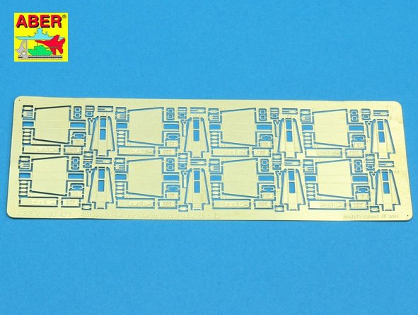 Boîtes de munitions Aber 35A071 pour MG 34 et MG 42 allemandes (1/35)
