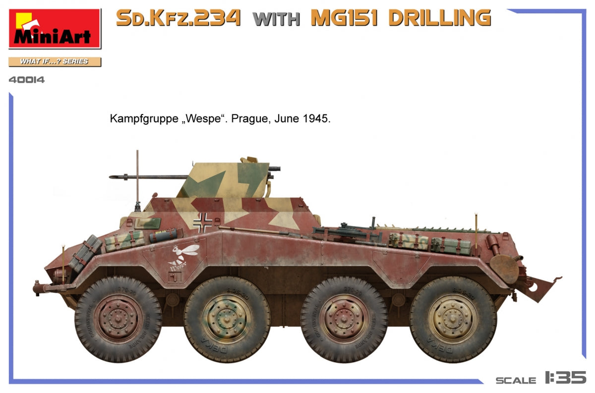 MiniArt 40014 Sd.Kfz.234 AVEC PERÇAGE MG151 1/35 – image 4