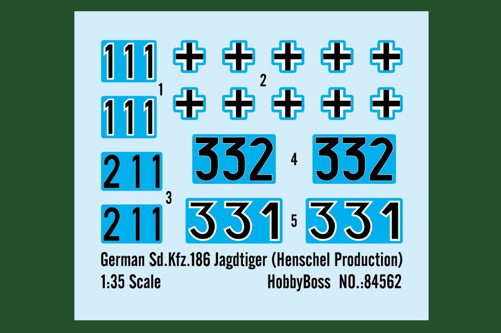 Hobby Boss 84562 Chasseur de chars allemand « Tigre » (type Henschel) 1/35 – Bild 3
