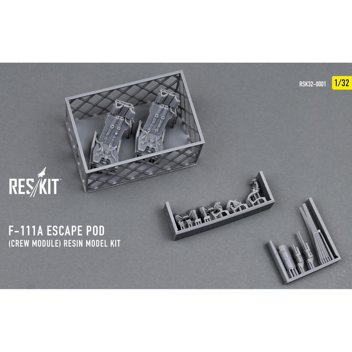 RESKIT RSK32-0001 F-111A Escape Pod (Crew Module) resin model kit 1/32
