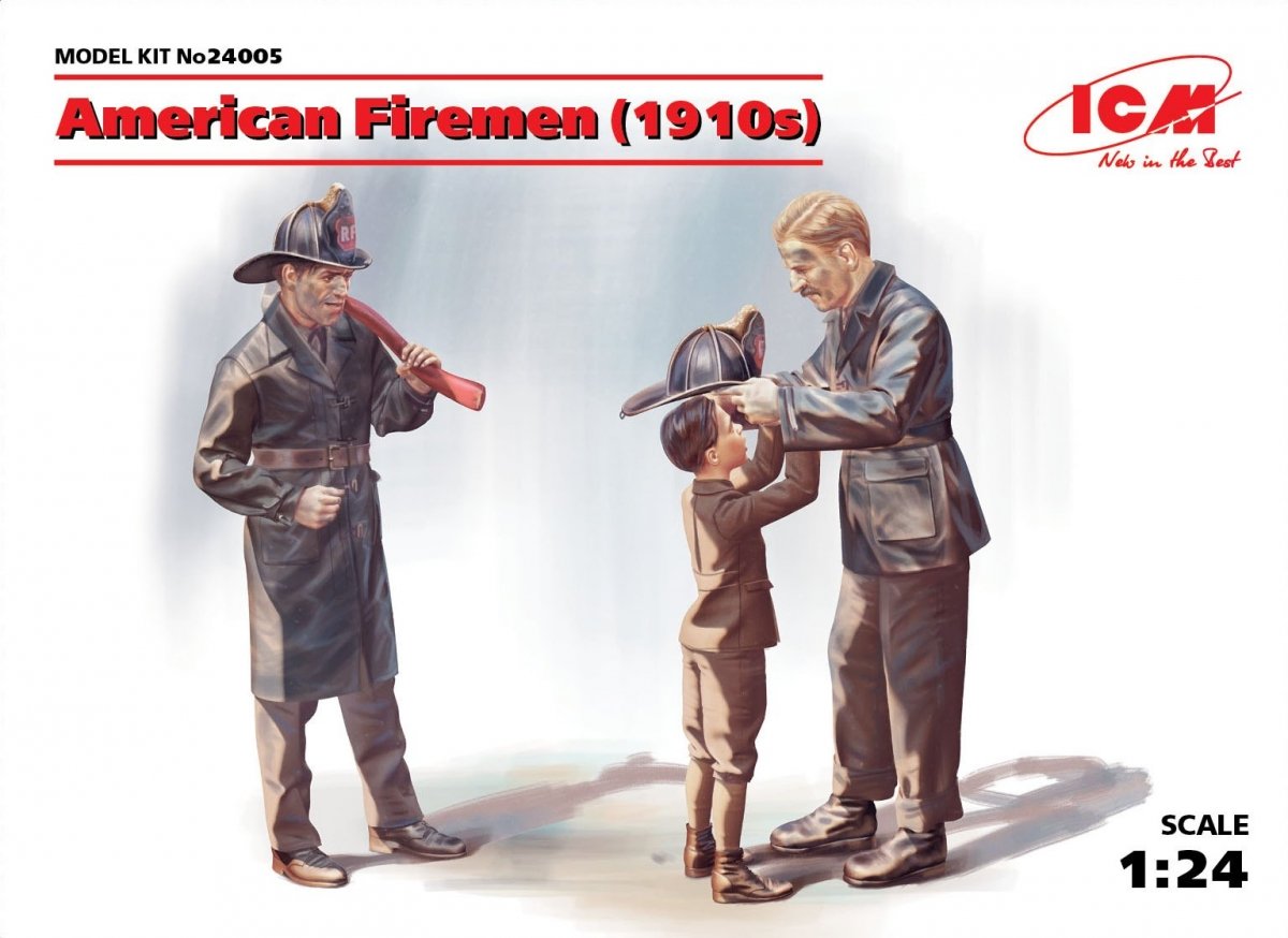 ICM 24005 Pompiers américains (années 1910) (2 figurines) 1/24