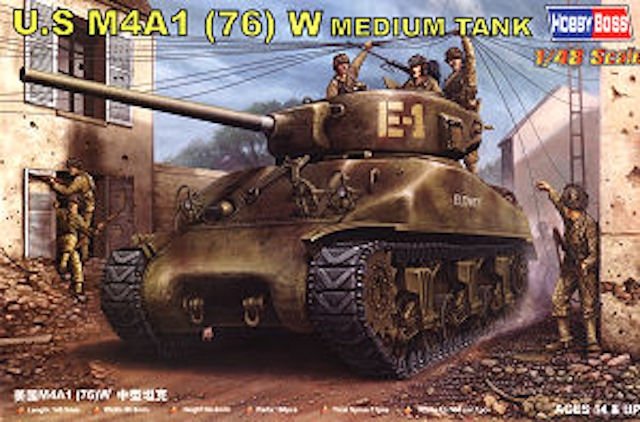 Hobby Boss 84801 US M4A1 76(W) CHAR (1/48)