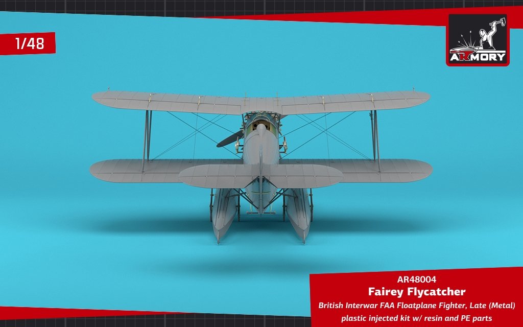 Armory Models 48004 Fairey Flycatcher, chasseur hydravion britannique FAA de l&amp;#39;entre-deux-guerres, version tardive (métal) 1/48 – image 19
