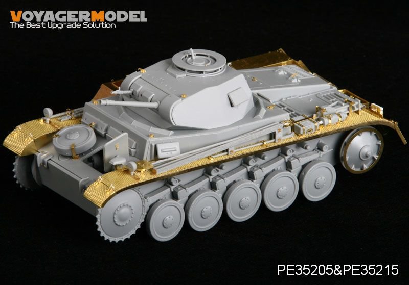 Garde-boues Voyager modèle PE35215 pour Pz.KPfw. II version initiale de la Seconde Guerre mondiale (pour DRAGON) 1/35 – imagen 5