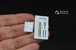 Ceintures de sécurité pour avions de chasse britanniques Quinta Studio QR+48102 (avant-guerre/début de la Seconde Guerre mondiale) (avec boucles métalliques) (Tous les kits) 1/48 – imagen 4