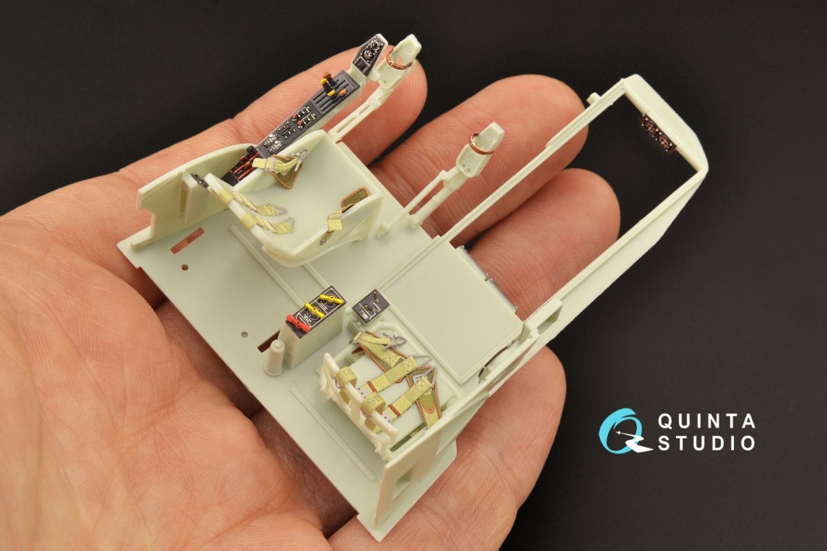Intérieur imprimé en 3D et coloré sur papier décalcomanie (Revell/ProModeler) Quinta Studio QD32125 He 111 P/H 1/32 – image 6