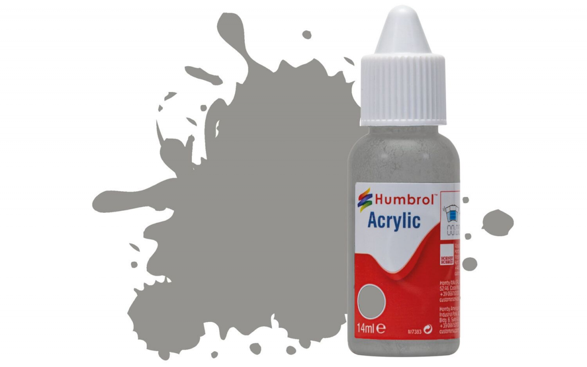 Humbrol DB0126 N° 126 Gris moyen US - Mat - 14 ml