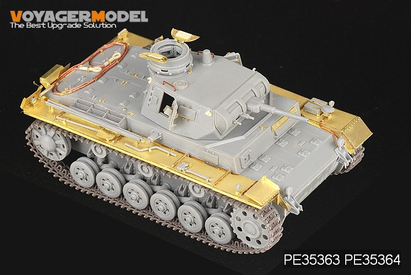 Ailes Voyager Model PE35364 pour maquette DRAGON au 1/35, destinées aux chars allemands Pz.KPfw.III EH et StuG.III AE de la Seconde Guerre mondiale. – Bild 3
