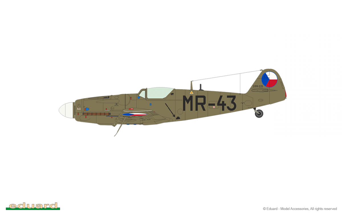 Eduard 70151 Avia S-199 verrière bulle 1/72 – imagen 15