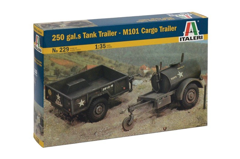 ITALERI 0229 Remorque-citerne 250 gal.s (1/35) – image 2