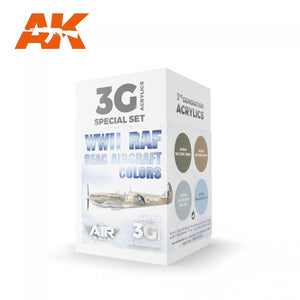 AK Interactive AK11727 Couleurs des avions de la RAF SEAC de la Seconde Guerre mondiale 4x17 ml
