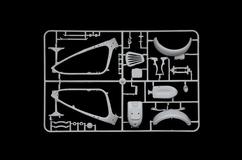 Italeri 7406 ZUNDAPP KS 750 avec side-car 1/9 – immagine 10