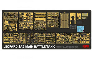 Maquette Rye Field 5066 Leopard 2 A6 - Intérieur complet 1/35 – image 2