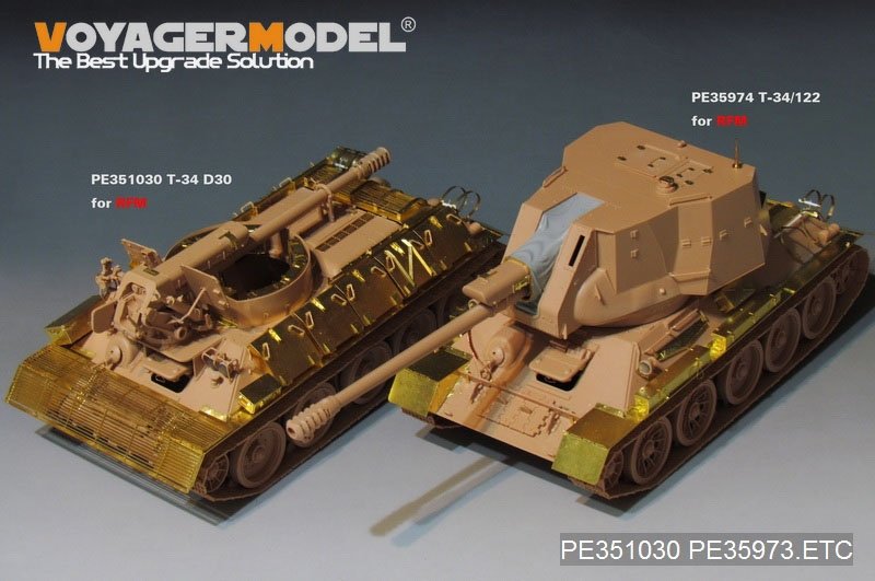 Maquette Voyager PE35973 T-34/122 SPG égyptien de base pour RFM 5013 1/35 – immagine 21
