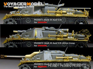 Ailes Voyager Model PE35884 pour StuG.III Ausf.AD allemand de la Seconde Guerre mondiale, compatibles avec le modèle DRAGON 1/35 – Bild 3