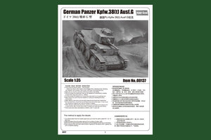 Hobby Boss 80137 Panzer allemand Kpfw.38(t) Ausf.G – immagine 2
