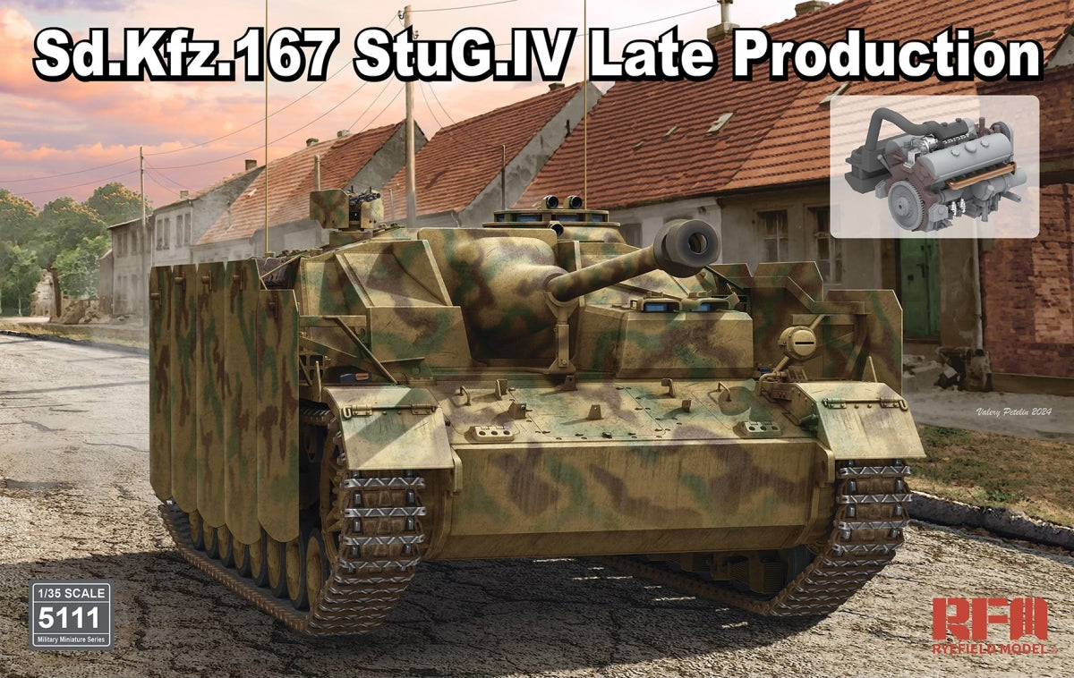 Modèle de champ de seigle 5111 Sd.Kfz. 167 StuG.IV Production Tardive 1/35 