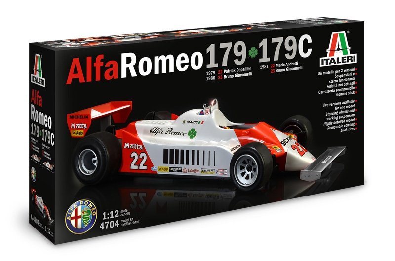 Italeri 4704 ALFA ROMEO 179-179C (1/12)
