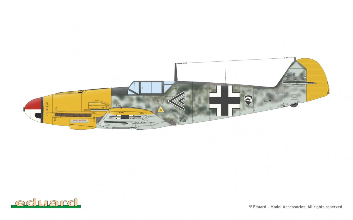 Eduard 7474 Bf 109F-2 - Édition Week-end 1/72 – immagine 5
