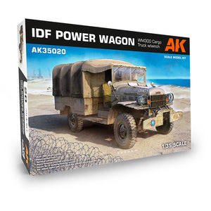 AK Interactive AK35020 IDF POWER WAGON WM300 CAMION DE TRANSPORT AVEC TREUIL 1/35