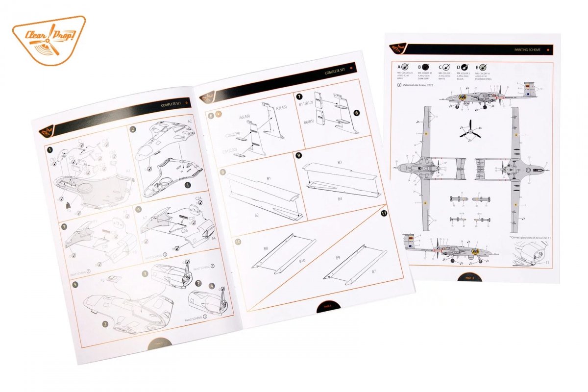 Clear Prop! CP4812 TB.2 UAV en service polonais - Kit de démarrage 1/48 – image 13