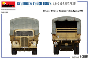 MiniArt 35459 Camion cargo allemand 3 tonnes, production tardive, échelle 1/35 – imagen 16