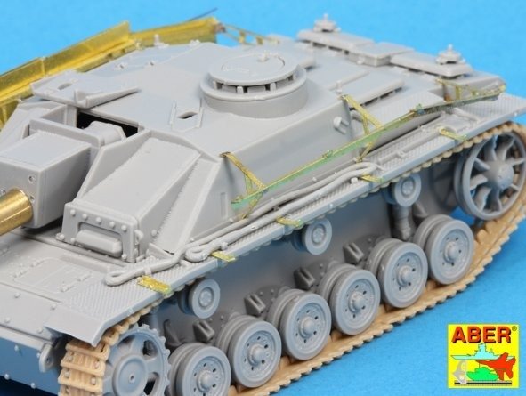 Aber 72A11 Jupes latérales pour Sturmgeschutz III (Early model) 1/72 – immagine 5