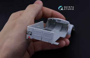 Intérieur imprimé en 3D et coloré sur papier décalcomanie Quinta Studio QD35004 GAZ 69 Family (pour kit Bronco) 1/35 – immagine 4