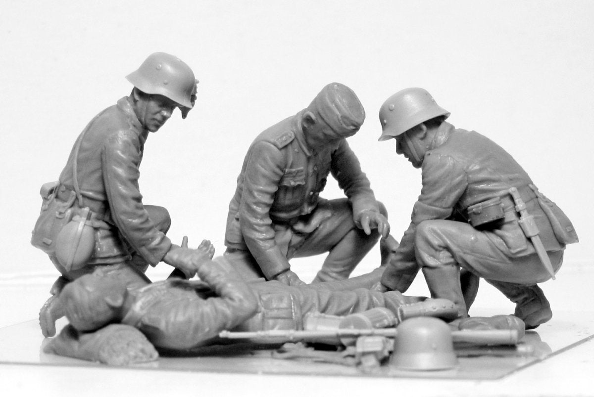 ICM 35620 Personnel médical militaire allemand de la Seconde Guerre mondiale, échelle 1/35 – imagen 2