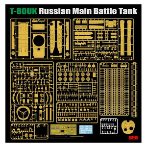 Maquette Rye Field 5115 Char de combat principal russe T-80UK au 1/35 – image 2
