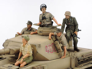 Tamiya 25208 Panzerkampfwagen IV Ausf F. &amp;amp; Moto Afrique du Nord 1/35 – immagine 4