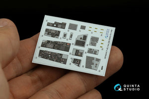 Intérieur imprimé en 3D et coloré sur papier décalcomanie Quinta Studio QDS-48245 F-4EJ Kai (ZM SWS) (Petite version) 1/48 – imagen 3